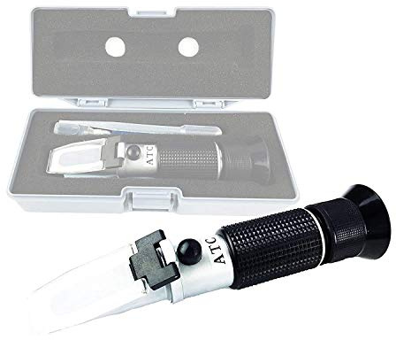 Azzota Antifreeze & Coolant Refractometer for Battery/Antifreeze/Cleaning Fluid,Without ATC