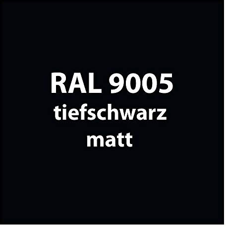 250 g Pulverlack Beschichtungspulver Pulverbeschichtung pulverbeschichten PG 1 (RAL 9005 tief-schwarz matt)