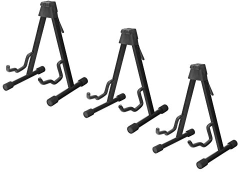 McGrey GS-UNI Universal Gitarrenständer 3x Set, Stabile Metall-Ausführung