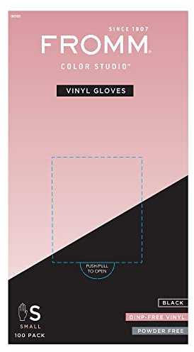 Diane D8360 - Guanti in vinile senza polvere, taglia S, colore: Nero