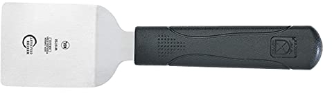 Mercer Culinary Millennia x 2 1/2-Inch Mini Turner, Stainless Steel, 15x10x3 cm, Black