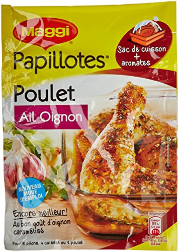 Maggi Papillotes de Poulet Ail et Oignon le Sachet 36 g