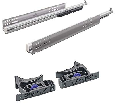 Hettich Vollauszug Quadro V6 mit Silent System für Holzschubkästen NL: 350 mm
