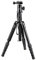 Mantona Trépied de voyage DSLM Travel (incl. rotule, capacité de charge jusqu'à 5 kg, colonne centrale, dimensions compactes, sac pour trépied) pour caméra système, caméra DSLR et caméra compacte