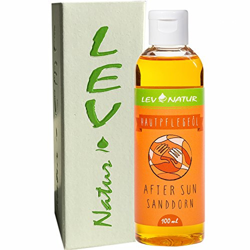 After Sun Gesichtsmassageöl Pflegeöl Hautöl Sanddorn 100ml direkt vom Hersteller, Hochwertige naturreine Öle inkl. Dosierungsverschluss