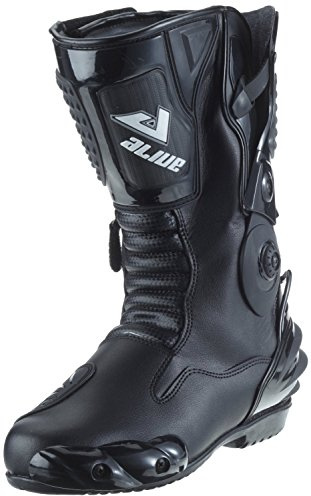 Protectwear Bottes de Moto Sport en Cuir, Noir, 44