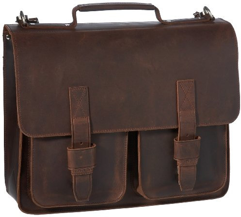 Leonhard Heyden Salisbury 8910-003, Herren Aktentasche mit einem Fach, braun