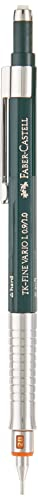 Faber-Castell 135900 - Druckbleistift TK-Fine Vario L 1.0 mm, Grün, Minenbleistift mit Soft/Hart-Mechanik