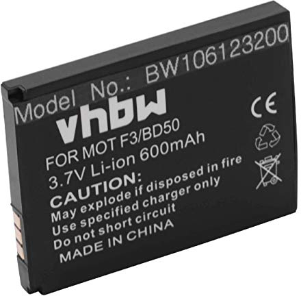 vhbw Akku kompatibel mit AVM Fritz!Fon C4, C5, EM25, EM325, M2, M325, MT-F schnurlos Festnetz Telefon (600mAh, 3,7V, Li-Ion)