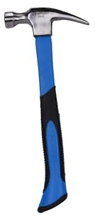 Century Drill & Tool 72244 Straight Claw Fiberglass Hammer, 16-Ounce