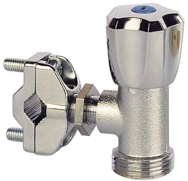 DIPRA - Robinet Autoperceur Équerre M 20/27 - Pour Tube Cuivre 10 à 16 mm - Machine à Laver