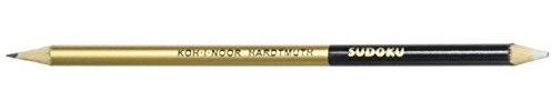KOH-I-NOOR Sudoku Graphit 2B Bleistift mit Radierer