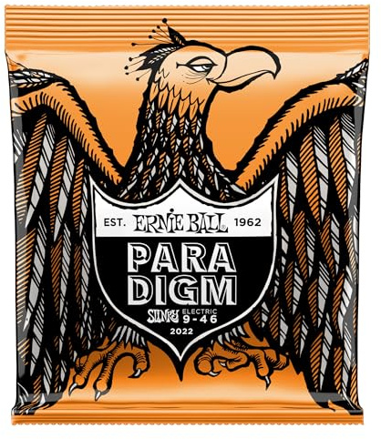 Ernie Ball 2022 Hybrid Slinky Paradigma E-Gitarre Saiten - 17046 Gauge, White Black Red Blue