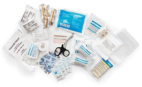 Durable Erste Hilfe Set First Aid Kit L, Verbandset DIN 13157:2021, 197500 | Nachfüllset für First Aid Box L, für Betriebe bis 50 Personen, Wundschnellverband, Kompresse, Verbandtuch