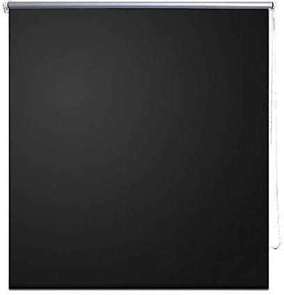 vidaXL Verdunkelungsrollo 160 x 230 cm schwarz