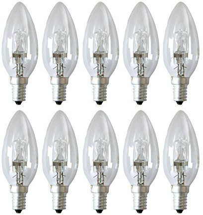 NCC-Licht 10 x Eco Kerzenlampe 18W = 25W / 23W E14 warmweiß 2700K