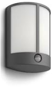 Philips myGarden LED Wandaussenleuchte Stock, 6 W, Grau