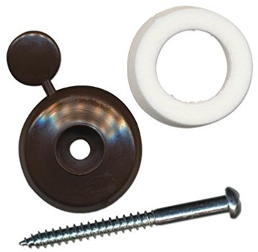 Exitex Polycarbonate Sheet Fixing Buttons (10 Pack) - Brown, 10mm
