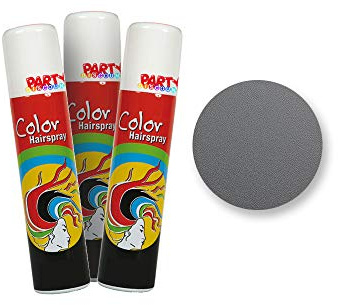 PARTY DISCOUNT ® Haarspray silber, 100 ml