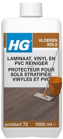 HG Nettoyant Stratifié 72, Nettoie Et Fait Briller Le Stratifié, Convient à Tous Les Types De Stratifié, Nettoie Et Restaure L'éclat, Adapté À Régulier - 1 Litre (349100103)