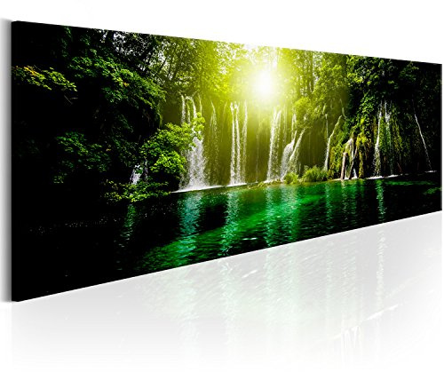 murando - Leinwandbild Natur Landschaft Wald, 135x45 cm, 1-teilig, modern | Hochwertige Leinwand, sofort aufhängbar, ideal fürs Wohn- oder Schlafzimmer, wasserfest und lichtecht, langlebig, stilvoll