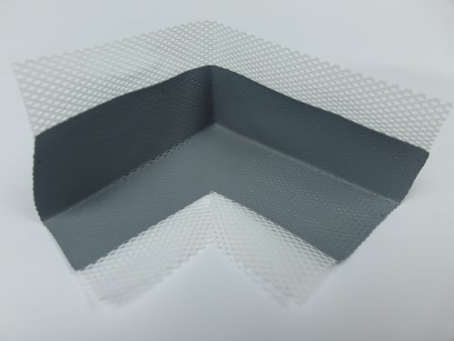 Angolo interno 90 gradi nastro sigillante rivestito in tessuto.