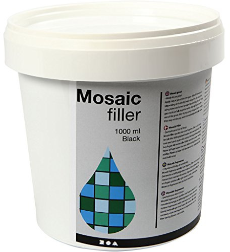 Relleno de mosaico, negro, 1000 ml