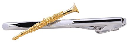 Unbekannt Krawattenhalter Klarinette - Schönes Geschenk für Musiker mit Geschenkverpackung