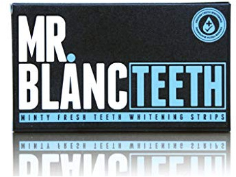Mr. Blanc Teeth - Teeth Whitening Strips - 2 Week Supply - Professional Teeth Whitening - Enamel Safe - Non Peroxide