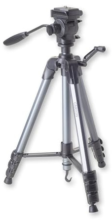 Carson The Rock Series 3-Way Fluid Panhead Aluminum Lightweight Tripods or Monopod with Carrying Case for Camera, Binoculars, Monocular, Scopes and More