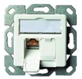 Telegärtner AMJ45 8/8 Up / 50 Abzweigdose Kanal Integration Kat.6 CAT6 2 alpinweiß