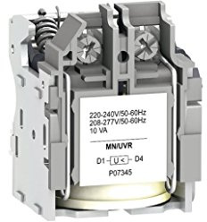 Schneider LV429407 x MN 220-240V50/60Hz 208-277V60Hz UVR NSX100-630 Leistungsschalterzubehör, Weiß