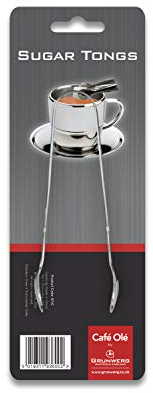 Café Olé Grunwerg Windsor Carded Zuckerzange, Edelstahl, 12 x 6 x 2 cm