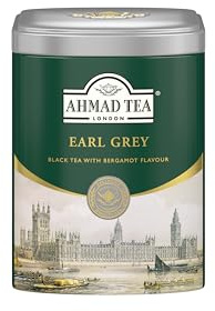 Ahmad Tea Caddy Gift Tin, English Scene, Earl Grey, 100 Gram