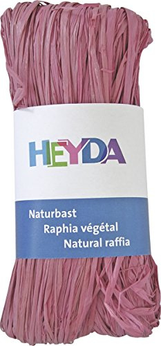 Baier & Schneider Bast Natural Raffia 0 m x 0 mm Pink Pack of 5/50 BDL.