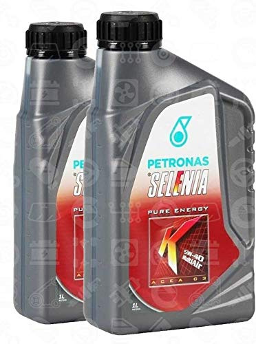 Olio SELENIA K Pure Energy SAE 5W-40 ACEA C3 Confezione da 2 Litri - per Motori MULTIAIR