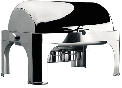 LACOR - 69034 - Chafing Dish Gn 1/1 Roll Top Pies Inox 9Litros