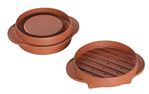 Nordic Ware 365 Indoor/Outdoor Stuffed Burger Maker and Patty Press, Burger Maker for Uniform Patties, Burger Press, Hamburger Press Made in the USA