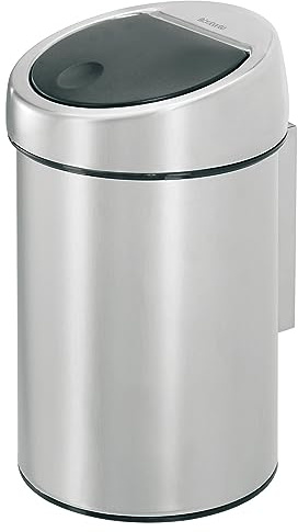 Brabantia 363986 Touch Bin, 3 L - Matt Steel