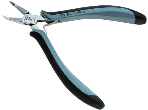 C.K T3871DF 120 Pince coupante oblique ESD 135 mm avec micro-chanfrein Tête extra longue effilée