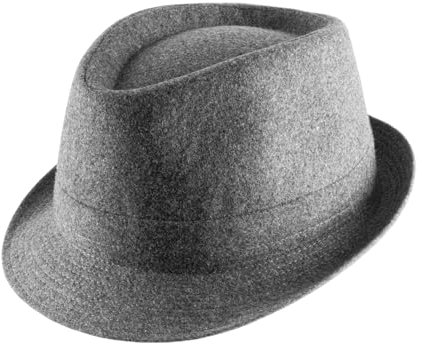 Classic Italy - Trilby Hut wasserabweisend Classic Trilby Feutre - Size 60 cm - Anthracite