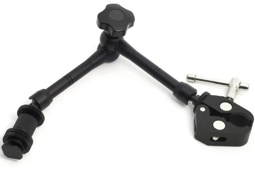 FOTGA 27,9 cm pouces Bras Magique articulé + Super pince pour appareil photo réflex numérique Appareil Photo à écran LED