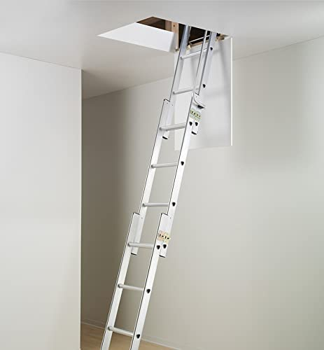 Echelle de Grenier escamotable 3x4 échelons en Aluminium Hailo HobbyStep