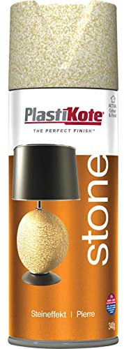 Plasti-Kote 9440 Sprühfarbe, 400 ml, texturiert, Steineffekt, Farbe Santa Fe Sand