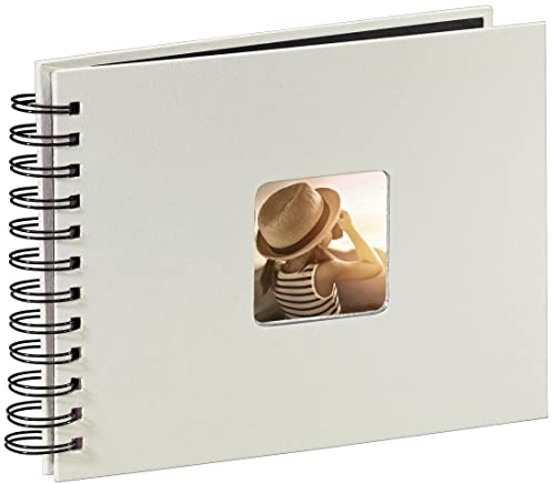 Hama 2107 Album Spiralato Fine Art, 24 x 17 cm, 50 Pagine, 50 Foto, Bianco
