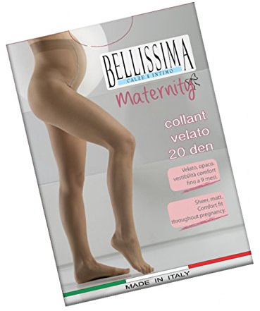 BELLISSIMA COLLANT MATERNITY VELATO 20 DEN art. M100 - CONFEZIONE DA 2 PEZZI - Velato, Opaco, con cinturino EXTRA SOFT - Prodotto CERTIFICATO Confidence in Textile OEKO-TEX Standard 100
