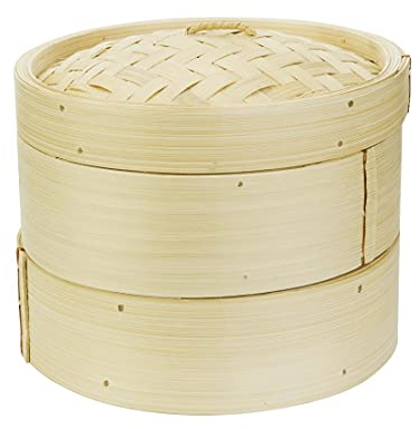 Bamboo Steamer 8in 8 diameter.