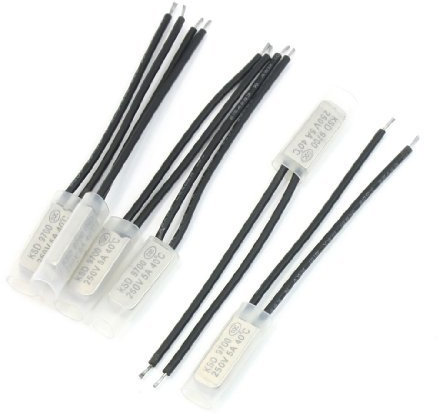 6 X interruttore di temperatura termostato Bimetallica 40 gradi Celsius NC KSD 9700