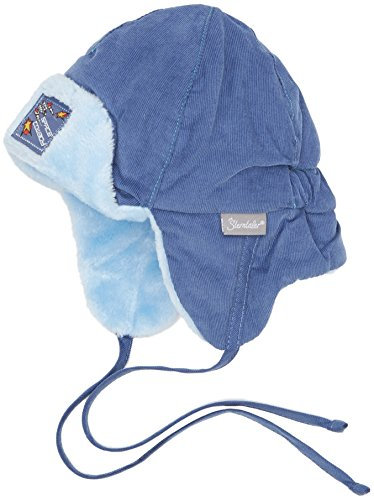Sterntaler Baby-Jungen Fliegermütze Mütze, Blau (Nachtblau 366), 47 cm