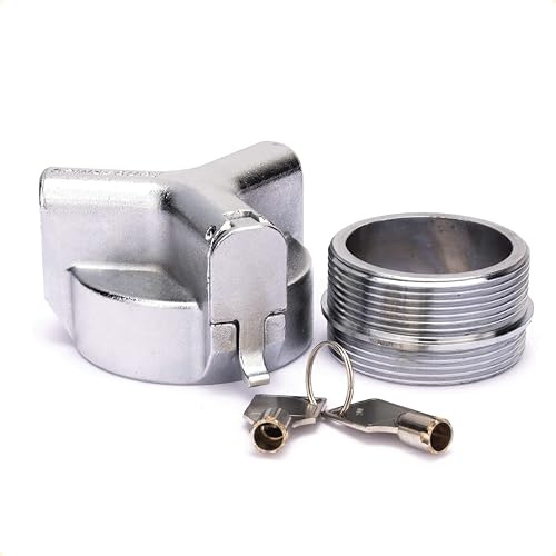 The Flow Security Systems VersaLock | Vented Locking Fuel Tank Cap | for Transfer Tanks & Above Ground Commercial Tanks | Prevents Theft & Secures Fuel Tanks | FSS 754 | Includes Adapter